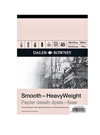 Supertrend Smooth Heavyweight Sketchbook Eskiz Çizim Defteri 220 Gr. A5 25 Sayfa