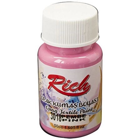 Supertrend Opak Kumaş Boyası 50 cc. 3018 PEMBE
