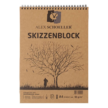 Supertrend Supertrendt Eskiz Çizim Defteri A4 Üstten Spiralli 90 gr. 60 yaprak