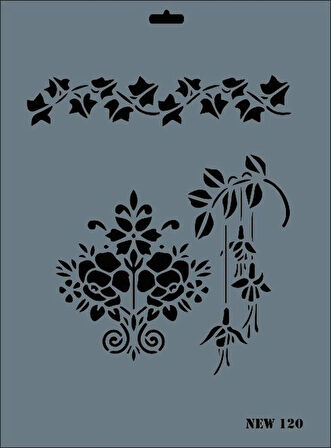 Supertrend Stencil Boyama Şablonu 25x35 cm. NEW-120