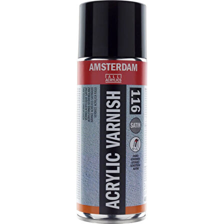 Supertrend Amsterdam Acrylic Varnish Saten 116 Parlak Akrilik Boya Verniği Saten 400 ml. Sprey