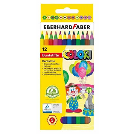 Supertrend Colori Tahta İçermeyen Kuru Boya 12 Renk