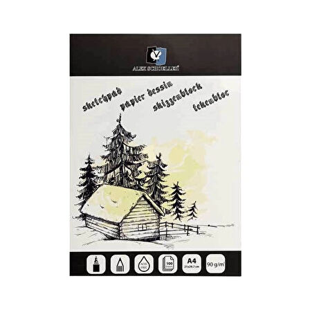 Supertrend Jumbo Eskiz Çizim Defteri 90 gr. A4 100 yp.