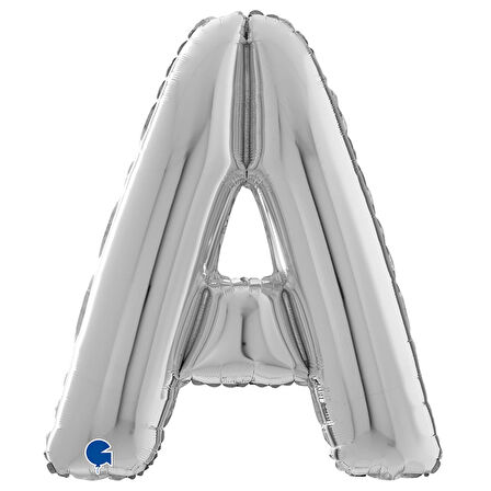 A Harf Supertrend Gümüş Folyo Balon 26"