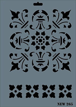 Supertrend Stencil Boyama Şablonu 25x35 cm. NEW-265