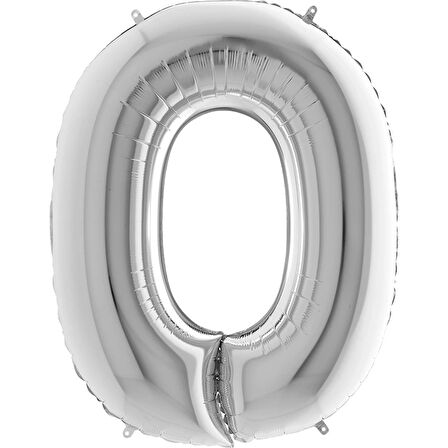 O Harf Supertrend Gümüş Folyo Balon 40"