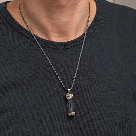 Supertrend Gümüş İçi Açılabilen Muska Kabı Cevşen Erkek Kolye