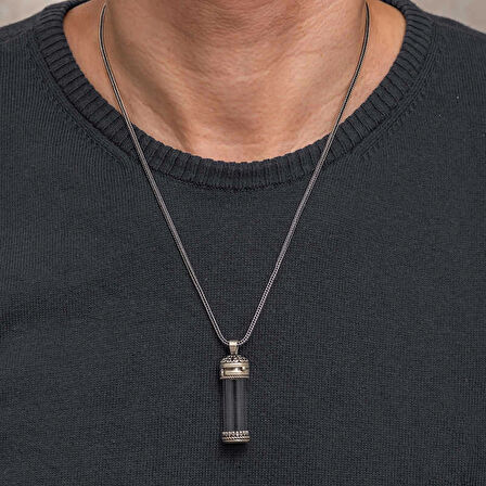 Supertrend Gümüş İçi Açılabilen Muska Kabı Cevşen Erkek Kolye