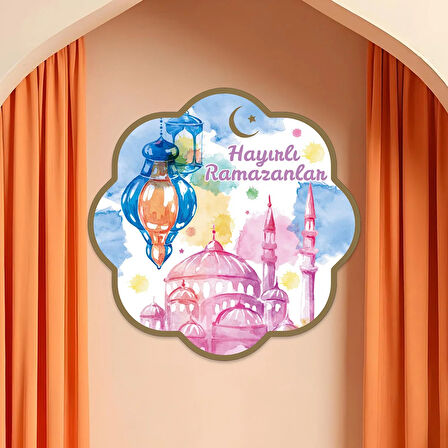 Ramazan Kapı & Duvar Süsü -No:3- (Yuvarlak)