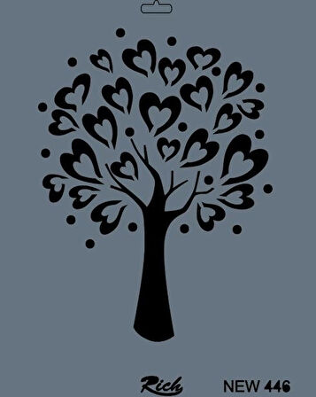 Supertrend Stencil Boyama Şablonu 25x35 cm. NEW-446