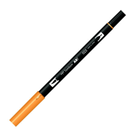 Supertrend Dual Brush Pen Grafik Çizim Kalemi 025 Light Orange