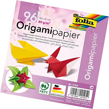 Supertrend Origami Kağıdı 19x19 cm. 12 Renk 96 Yaprak