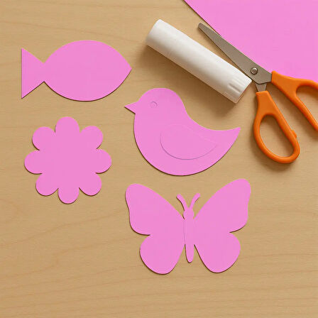 Açık Pembe Fon Kartonu 100gr 50x70