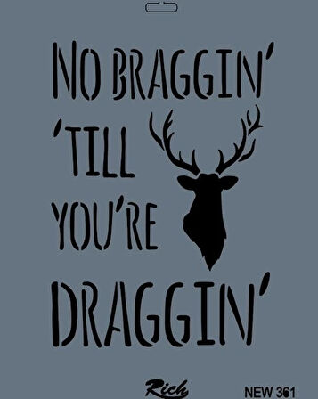 Supertrend Stencil Boyama Şablonu 25x35 cm. NEW-361