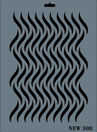 Supertrend Stencil Boyama Şablonu 25x35 cm. NEW-308