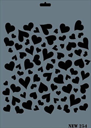 Supertrend Stencil Boyama Şablonu 25x35 cm. NEW-254