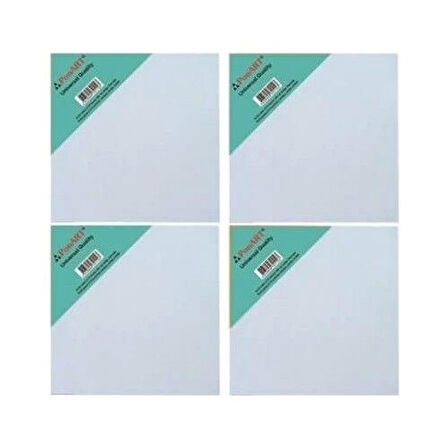 Supertrend Supertrendversal Tuval 14x14 cm. 4'lü Paket