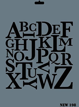 Supertrend Stencil Boyama Şablonu 25x35 cm. NEW-198