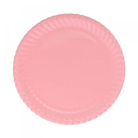 Pembe Karton Tabak 23 cm