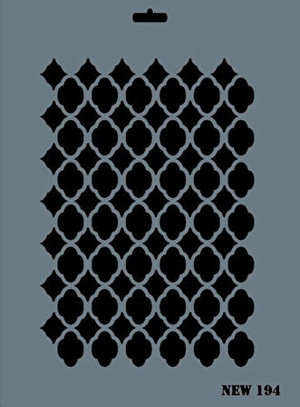 Supertrend Stencil Boyama Şablonu 25x35 cm. NEW-194