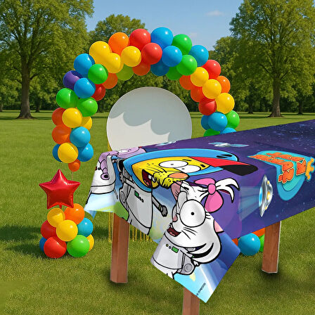 Kral Şakir Uzayda Plastik Masa Örtüsü 120x180cm