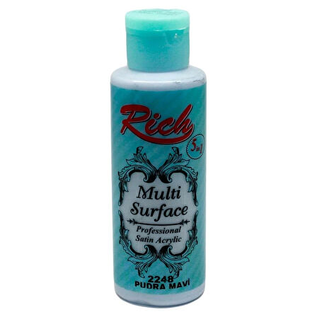 Supertrend Multi Surface Her Yüzey İçin Akrilik Boya 120 cc. 2248 PUDRA MAVİ