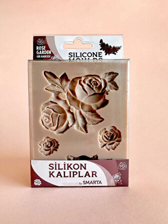 Supertrend Silicone Moulds Silikon Epoksi ve Polimer Kil Kalıbı ROSE GARDEN SET