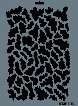 Supertrend Stencil Boyama Şablonu 25x35 cm. NEW-116