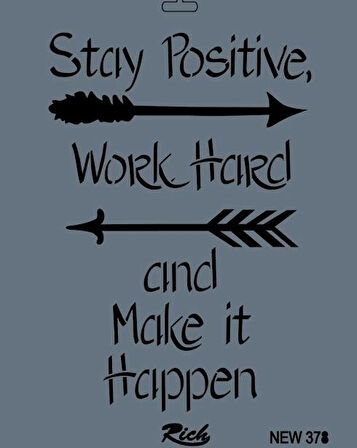 Supertrend Stencil Boyama Şablonu 25x35 cm. NEW-378