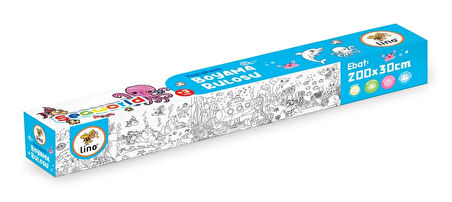 Supertrend Yapışkanlı Rulo Boyama Kağıdı 200x30 cm. SEA WORLD