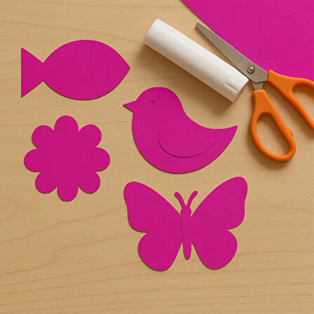 Premium Fuşya Fon Kartonu 150gr 50x70