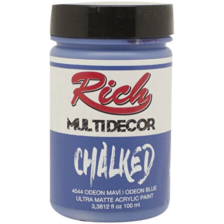 Supertrend Multi Decor Chalked Akrilik Boya 100 cc. 4544 ODEON MAVİ