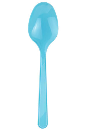 Supertrend Plastik Kaşık Açık Mavi 25li