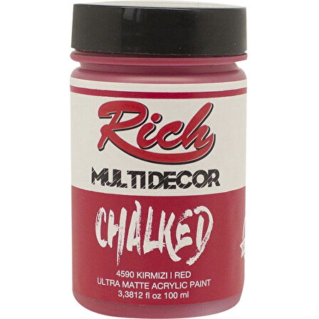 Supertrend Multi Decor Chalked Akrilik Boya 100 cc. 4590 KIRMIZI