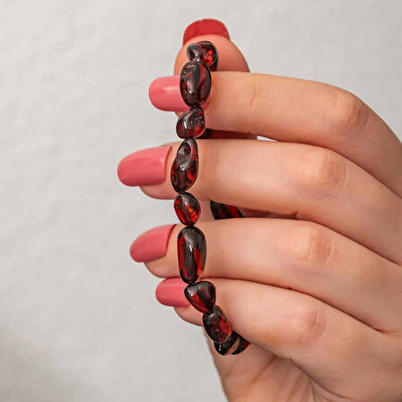 Supertrend Yetişkin Damla Kehribar Bileklik