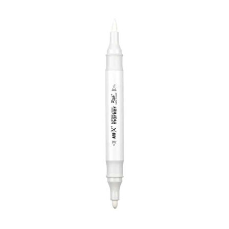 Supertrend Supertrend Acrylic Duo Marker Çift Uçlu Su Bazlı Boyama Markörü No:43 Beyaz