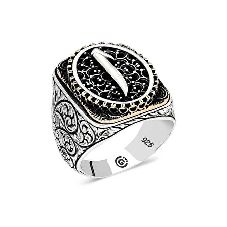 Supertrend Gümüş Elif Oval Erkek Yüzük