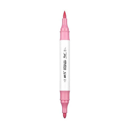 Supertrend Supertrend Acrylic Duo Marker Çift Uçlu Su Bazlı Boyama Markörü No:25 Pastel Pembe