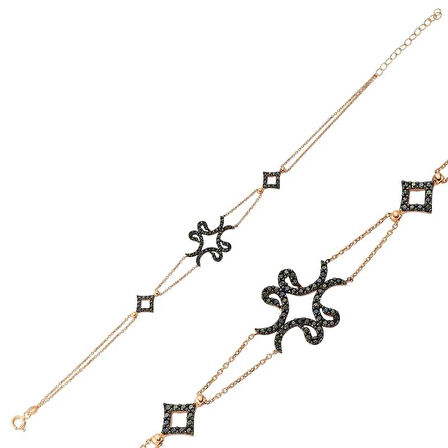 Supertrend Gümüş Rose Dört Vavlı Kadın Bileklik