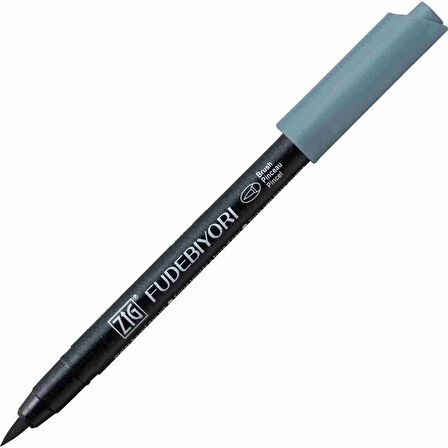 Supertrend Fudebiyori Brush Pen Fırça Uçlu Kalem 92 BLUE GRAY