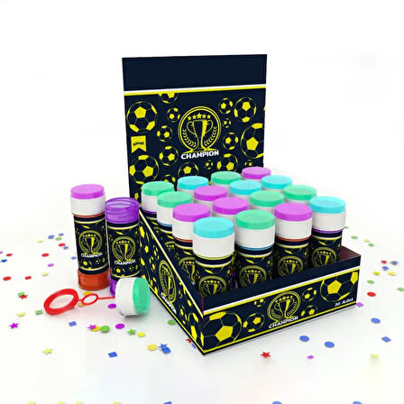 Champion Sarı Lacivert Köpük Balon