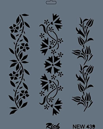 Supertrend Stencil Boyama Şablonu 25x35 cm. NEW-439