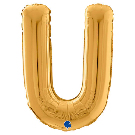 U Harf Supertrend Altın Folyo Balon 26"