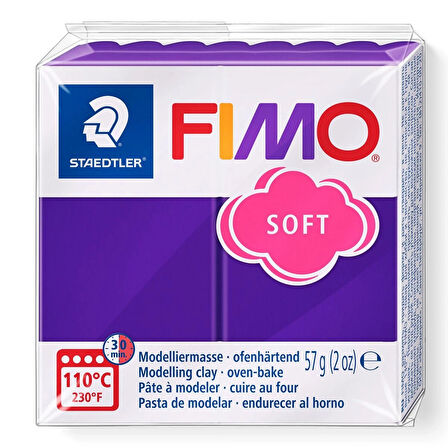 Supertrend Fimo Soft Polimer Kil 63 Plum