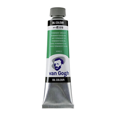 Supertrend Van Gogh Yağlı Boya 40 ml. 619 Permanent Green Deep