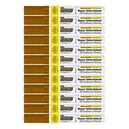 Supertrend Doldurulabilir Tahta Kalemi Kahverengi 12'li Kutu