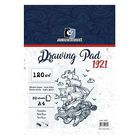 Supertrend Drawing Pad Spiralli Eskiz Çizim Defteri 120 gr. A4 30 yp.