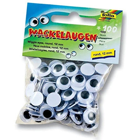 Supertrend Yuvarlak Oynar Göz 12 mm 100'lü Paket