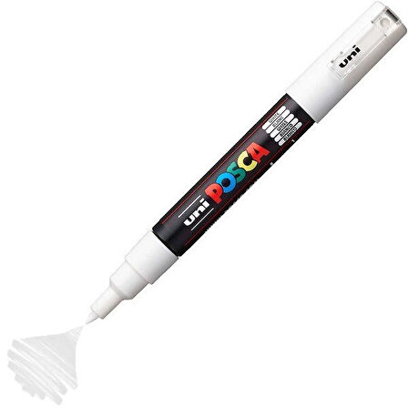 Supertrend Posca PC-1M Boyama Markörü 0.7 mm. BEYAZ