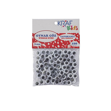 Supertrend Kids Oynar Göz 8 mm 100'lü Paket